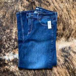 Old Navy Slim Wide Leg Cropped Jeans